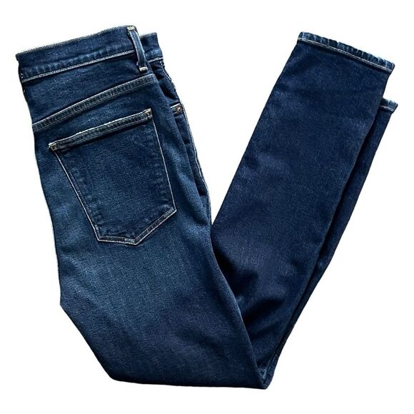 Agolde Pinch Waist Hi-Rise Skinny Ovation Dark Wash Denim Jeans Women's size 30 - Picture 5 of 11